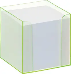 folia Bloc cube avec boîtier "Luxbox" vert, équipé