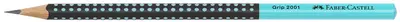 FABER-CASTELL Crayon graphite GRIP 2001 TWO TONE, turquoise