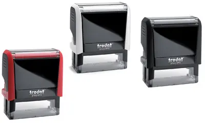 trodat Tampon pour texte 4913 Printy 4.0, rouge vif
