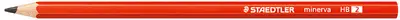 STAEDTLER Crayon minerva, hexagonal, dureté de la mine: HB