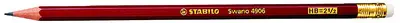 STABILO Crayon graphite Swano avec gomme, dureté: HB