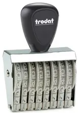 trodat Numéroteur 6 positions, taille empreinte: 4 x 26 mm