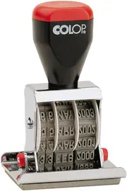 COLOP Datumstempel 04060 L2 "BEZAHLT", mit Textplatte