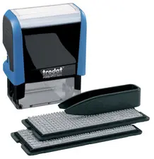 trodat Kit tampon à encrage automatique Typo Printy 4912