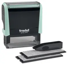 trodat Textstempel-Set Printy 4913 Typomatic, pastell-grün
