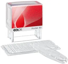 COLOP Textstempelautomat "DIY Sets" Printer 30/1 Set, weiß