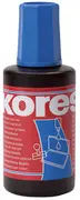 Kores Encre pour tampon encreur, contenu: 27 ml, bleu