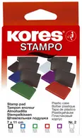 Kores tampon encreur "STAMPO", (L)110 x (P)70 mm, vert