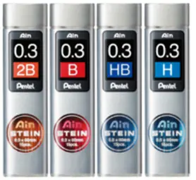 Pentel Mines fines pour porte-mines AIN STEIN C273, dureté B