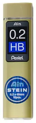 Pentel Mines fines pour porte-mines AIN STEIN C272,dureté HB