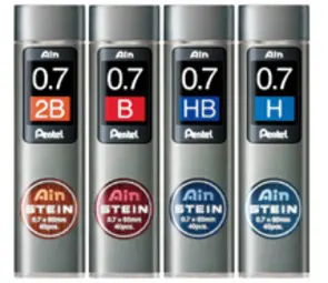 Pentel Mines fines pour porte-mines AIN STEIN C277, dureté B