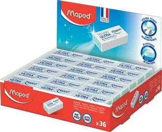 Maped Gomme en plastique Technic Ultra Mini, présentoir de