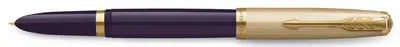 PARKER Stylo plume Parker 51 Prune 18K G.C., plume: F