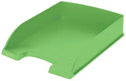 LEITZ Corbeille à courrier Recycle, A4, polystyrène, vert