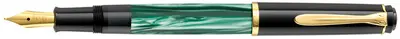 Pelikan Stylo plume M 200, vert marbré, taille de plume: F