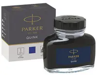 PARKER Flacon d'encre QUINK, contenu: 57 ml, bleu