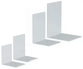 MAUL Serre-livres en acrylique, transparent, 80x100x100 mm
