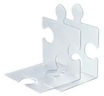 HAN Serre-livres PUZZLE, set de 2, translucide