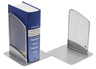 ALBA Serre-livre "MESHER", en fil d'acier, noir