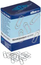 WEDO Trombones, zingué brillant, 32 mm, grand paquet