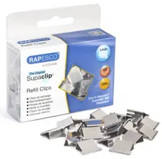RAPESCO Clips à documents Supaclip 60, 100 pièces,