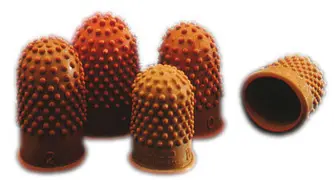 Rexel Doigtier, taille 0 - diamètre: 20 mm,  orange