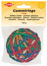 KLEIBER Balle de bracelets caoutchouc, couleurs assorties