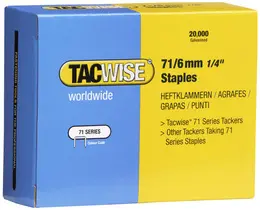 TACWISE Agrafes 71/12 mm galvanisées, 20.000 pièces
