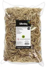 Wonday Bracelets caoutchouc, nature, 120 mm, sac 1 kilo