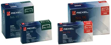 Rexel Agrafes nr. 25, contenu: 1.500 pièces, galvanisé