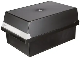 HAN Boîte à fiches, A6 paysage, pour 1.300 cartes, noir