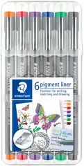STAEDTLER Feutre à pigment, étui de 6