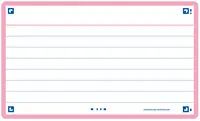 Oxford Fiches "Flash 2.0", 75 x 125 mm, ligné, rose