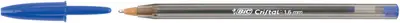 BIC Stylo à bille Cristal Large, bleu