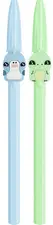 BIC Stylo à bille Cristal Pastel Figurines, bleu & vert