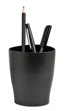 EXACOMPTA Pot à crayons ECOPEN, 1 compartiment, noir