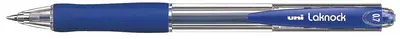 uni-ball Stylo bille rétractable Laknock, large, bleu