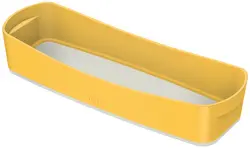 LEITZ Bac de rangement My Box Cosy, long, jaune