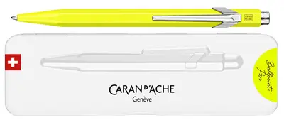 CARAN D'ACHE Stylo à bille 849 POPLINE FLUO, jaune