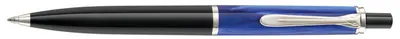 Pelikan Stylo à bille rétractable K 205, bleu marbré