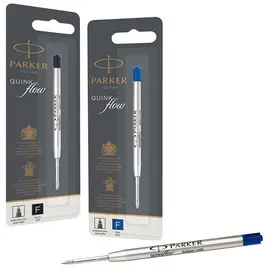 PARKER Recharge pour stylo QUINKflow, F, blister, noir