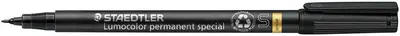 STAEDTLER Marqueur permanent 319S Lumocolor spécial, noir