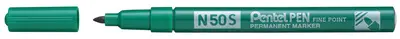 Pentel Marqueur permanent N50S, pointe ogive fine, vert