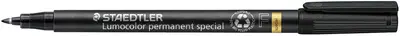 STAEDTLER Marqueur permanent 319F Lumocolor spécial, noir