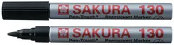 SAKURA Marqueur permanent Pen-touch 130, 1,2 mm, rouge