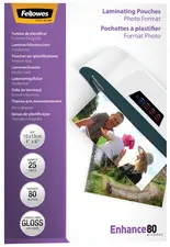 Fellowes Pochette de plastification, 150 x 100 mm,