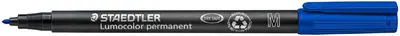 STAEDTLER Marqueur permanent 317M Lumocolor, bleu