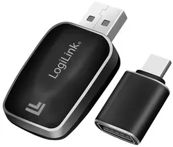 LogiLink Adaptateur auto BT 5.0, compatible bluethooth, noir