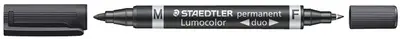 STAEDTLER Marqueur permanent 348 Lumocolor duo, bleu