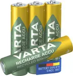 VARTA Pile NiMH "RECHARGE ACCU Recycled", Micro AAA, 800 mAh